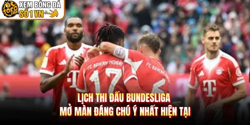 Lịch Thi Đấu Bundesliga Vòng Mở Màn Đáng Chú Ý Nhất Hiện Tại